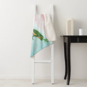 Ein Frosch springt in die Teichillustration Sherpadecke (Beispiel)