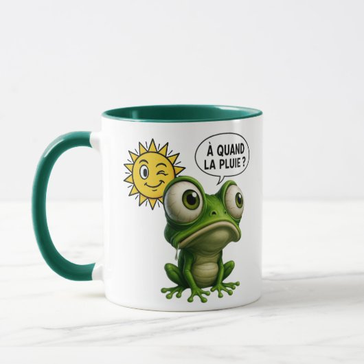 Ein Frosch wartet auf den Regen Tasse (Links)