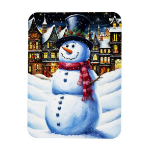 EIN FROSTY CHRISTMAVE MAGNET