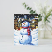 EIN FROSTY CHRISTMAVE POSTKARTE (Stehend Vorderseite)