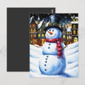 EIN FROSTY CHRISTMAVE POSTKARTE (Vorne/Hinten)