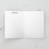 EIN FRÜHER SCHNEE Chow-Papierschnitt Karte (Innenseite)