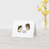 Ein früherer Vogel oder ein nächtlicher Hund Karte (Gelbe Blume)