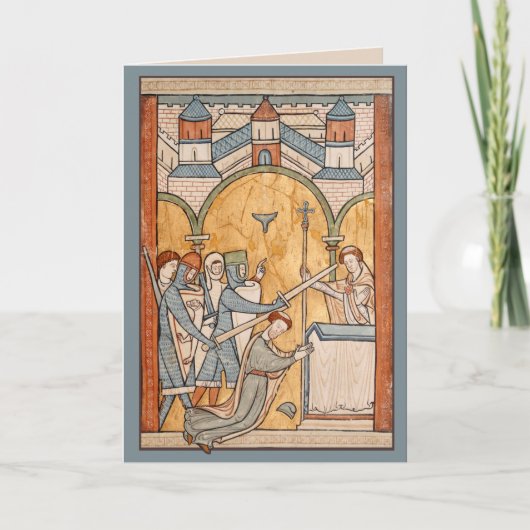 Ein früheres Martyrium von St. Thomas Becket in Ar Karte (Vorderseite)