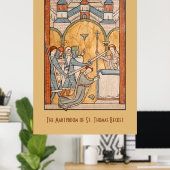 Ein früheres Martyrium von St. Thomas Becket in Ar Poster (Heimbüro)