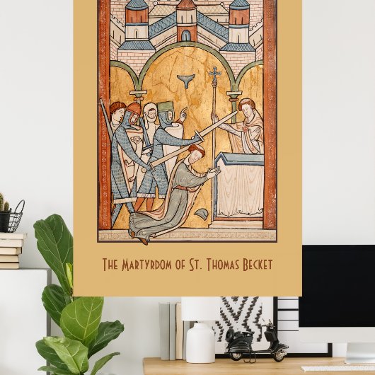 Ein früheres Martyrium von St. Thomas Becket in Ar Poster (Heimbüro)