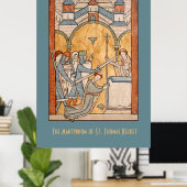 Ein früheres Martyrium von St. Thomas Becket in Ar Poster (Heimbüro)
