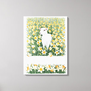 Ein Frühling im Schritt Leinwanddruck