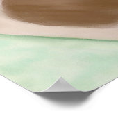 Ein Frühling in Ihrem Schritt Poster (Ecke)