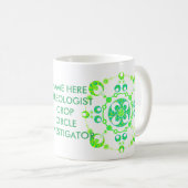 Ein Frühlings-Ernte-Kreis Paranormal Kaffeetasse (VorderseiteRechts)