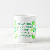 Ein Frühlings-Ernte-Kreis Paranormal Kaffeetasse (Mittel)