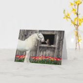 "Ein Frühlings-Morgen-" Gruß-Karte Karte (Gelbe Blume)