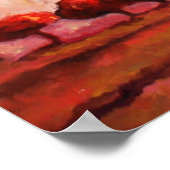 Ein Frühlingsfieber - Leinwand drucken Poster (Ecke)