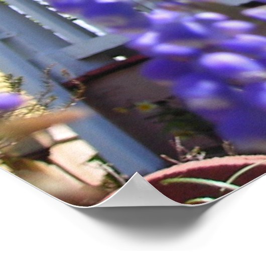 Ein Frühlingsgarten Poster (Ecke)