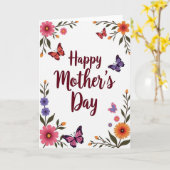 Ein Frühlingsgrußkarten für die Mutter Karte (Gelbe Blume)