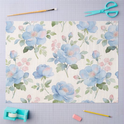 Ein frühlingshaftes Blumendesign #2 Seidenpapier (Basteln)