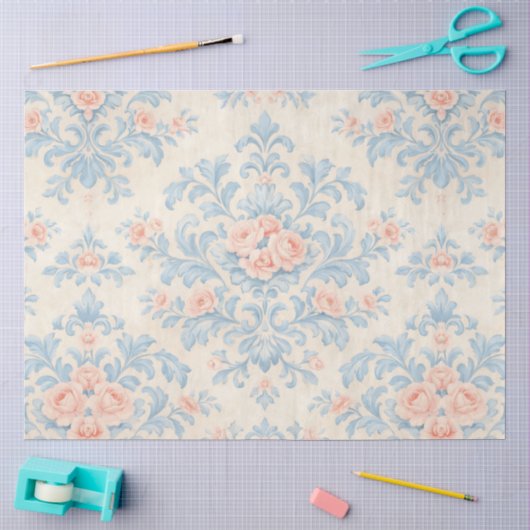 Ein frühlingshaftes Blumendesign #8 Seidenpapier (Basteln)