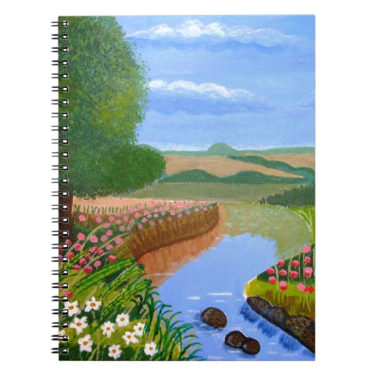 Ein Frühlingsstrom Notizblock (Vorderseite)
