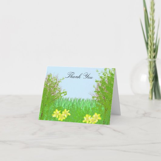 Ein Frühlingstag Danke (Vorderseite)