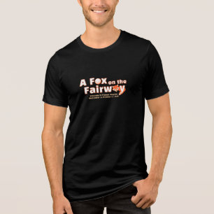Ein Fuchs auf der Spielbahn - Herren - Schwarzes H Tri-Blend Shirt