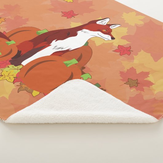 Ein Fuchs im Kürbispflaster Sherpadecke (3/4)