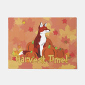 Ein Fuchs im Pumpkin Patch (Ernte Zeit!) Fußmatte (Vorderseite)