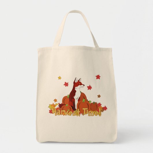 Ein Fuchs im Pumpkin Patch (Ernte Zeit!) Tragetasche (Vorne)