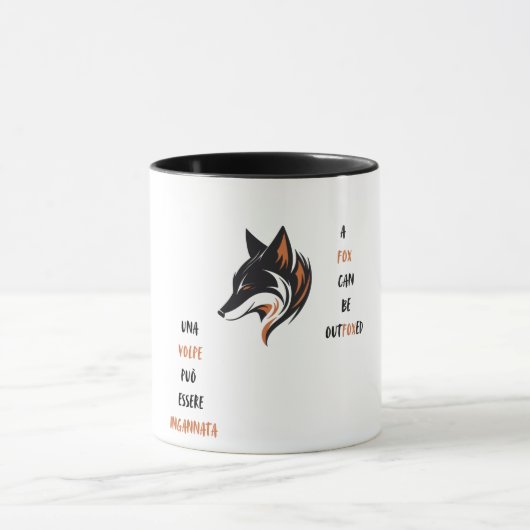 Ein Fuchs kann witzig ausgelagert werden Tasse (Zentrum)