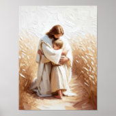 Ein führender Erlöser, Christliche Kunst, Jesus um Poster (Vorne)