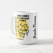 Ein Führer ohne Vision Kaffeetasse (Vorderseite Links)