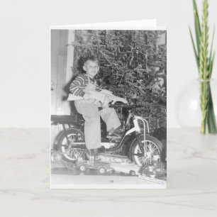 Ein Fünfzigerjahre Chrismas Gruß Feiertagskarte