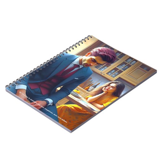 - Ein Funke des Glücks Notizblock (Linke Seite)