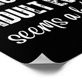 Ein funktioneller Erwachsener zu sein scheint jede Poster (Ecke)