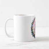 Ein funky himmlischer Eulen-Gelehrter-Becher! Kaffeetasse (Links)