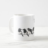 Ein für Sorge, zwei für Freude Kaffeetasse (Vorderseite Links)