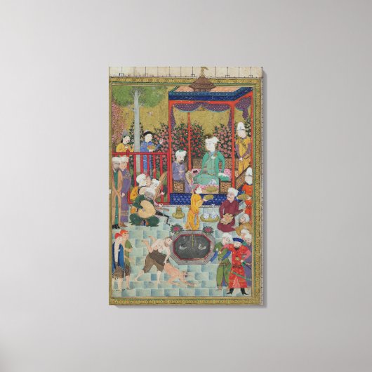 Ein fürchterlicher Empfang Leinwanddruck (Vorderseite)