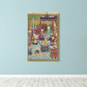 Ein fürchterlicher Empfang Leinwanddruck (Insitu (Holzboden))