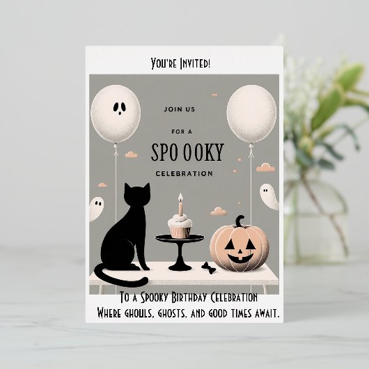 Ein fürchterliches Fest Folieneinladung (Stehend vorne)