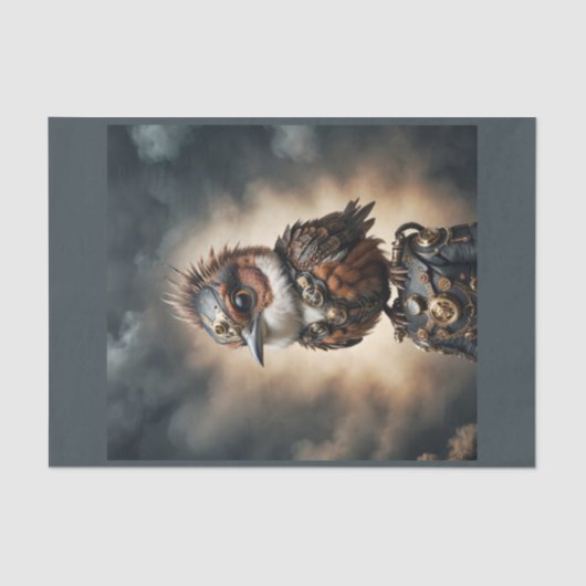 Ein furchtloser Dampfsperling - Seidenpapier (Vorderseite)