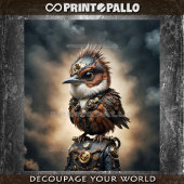 Ein furchtloser Dampfsperling - Seidenpapier