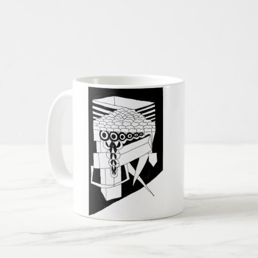 Ein Fuß draußen Kaffeetasse (Vorderseite Links)