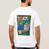 "Ein Fuß im ernsten " T-Shirt (Rückseite)