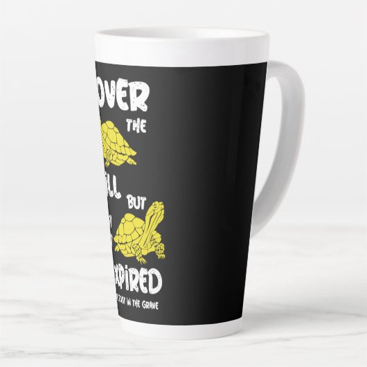 Ein Fuß im Grab Milchtasse (Rechte Ecke)