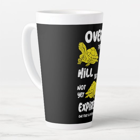 Ein Fuß im Grab Milchtasse (Linke Ecke)