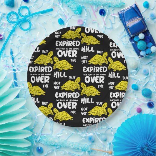 Ein Fuß im Grab Pappteller (Party)