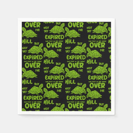 Ein Fuß im Grab Serviette (Vorderseite)