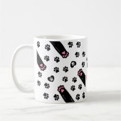 Ein Fußabdruck für Haustiere Kaffeetasse (Links)