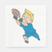 Ein Fußball fangen Serviette (Vorderseite)