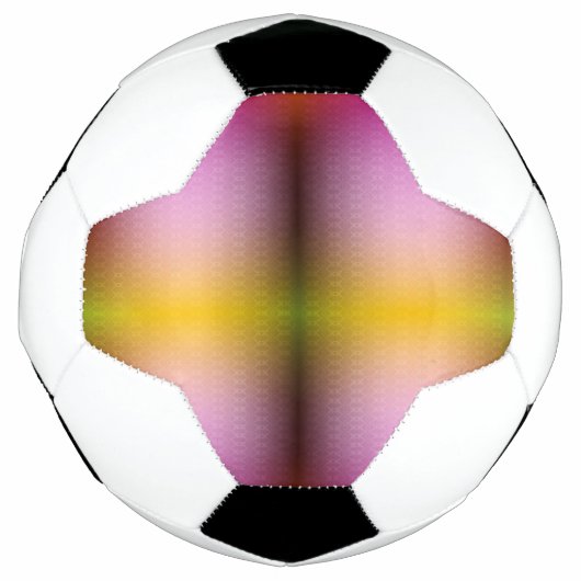 Ein Fußball mit einem einzigartigen Muster (Vorderseite)