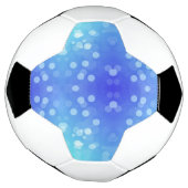 Ein Fußballdesign mit weißen und schwarzen  Fußball (Gedreht)